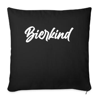 Lustiger Spruch Witzig Humor Geschenkidee - Sofakissenbezug 45 x 45 cm - Schwarz - Vorne