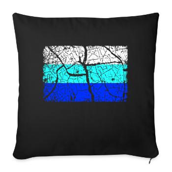 Drapeau de l’Allemagne INVERSÉ - Housse de coussin décorative 45 x 45 cm - noir - Devant
