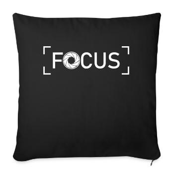 Funny Photographer Gift Photography - Sofa pillowcase 17,3'' x 17,3'' (45 x 45 cm) - black - Front