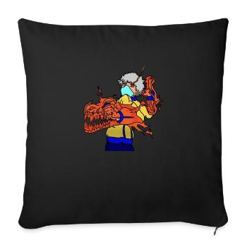 Silvertree Anime Collection - Sofakissenbezug 45 x 45 cm - Schwarz - Vorne