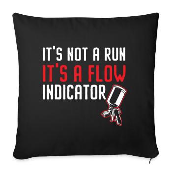 Prédiction pour aujourd’hui 100% de chance de broyage et - Housse de coussin décorative 45 x 45 cm - noir - Devant