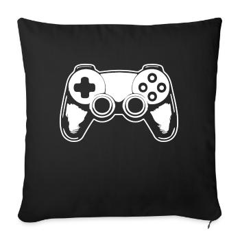 Controller Gaming Video Games Gamepad - Sofa pillowcase 17,3'' x 17,3'' (45 x 45 cm) - black - Front