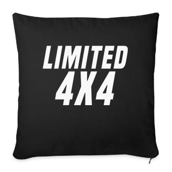 Limited 4x4 Allradantrieb - Sofakissenbezug 45 x 45 cm - Schwarz - Vorne