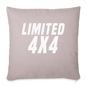 Limitée 4x4 à quatre roues motrices - Housse de coussin décorative 45 x 45 cm - taupe clair - Devant