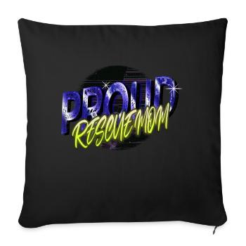 sayings birthday present idea - Sofa pillowcase 17,3'' x 17,3'' (45 x 45 cm) - black - Front