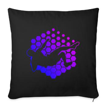 Escalade Escalade Bloc Hommes Bloc - Housse de coussin décorative 45 x 45 cm - noir - Devant