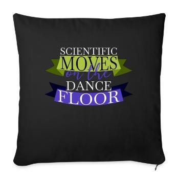 dance genres dance community scientific research - Sofa pillowcase 17,3'' x 17,3'' (45 x 45 cm) - black - Front