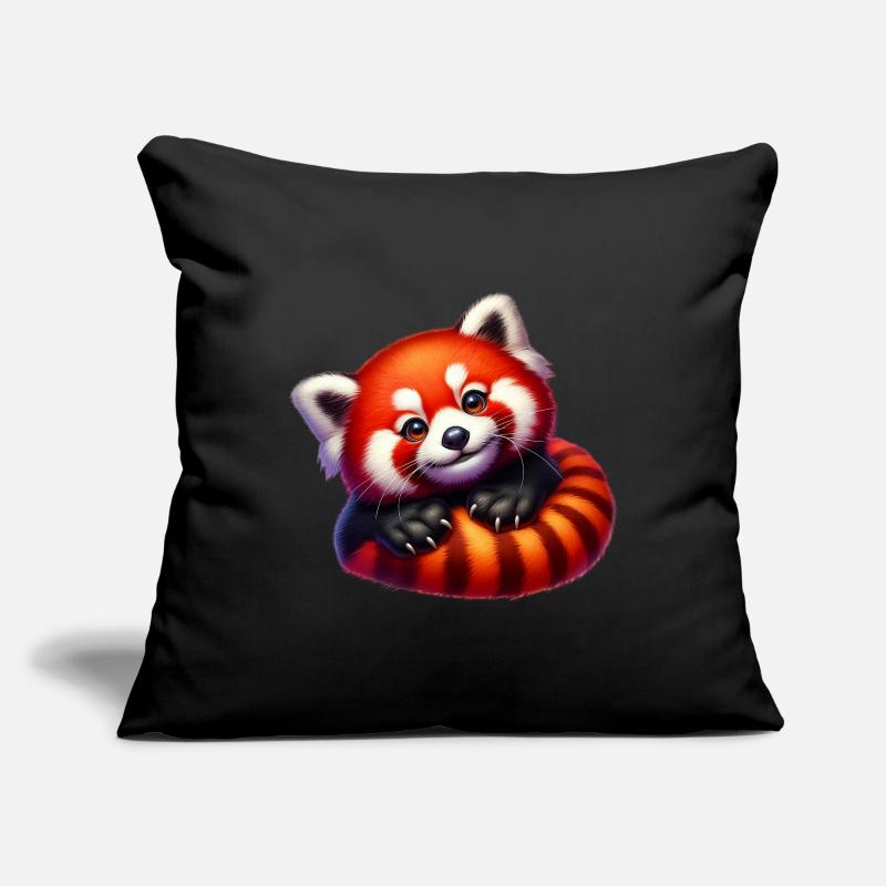 Petit panda Housse de coussin décorative 45 x 45 cm