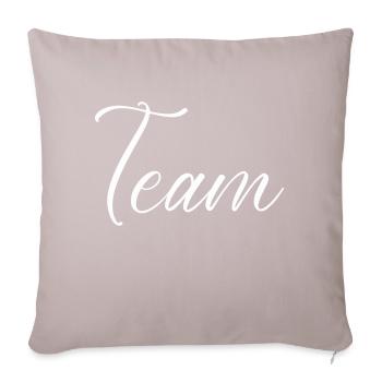 Équipe - Housse de coussin décorative 45 x 45 cm - taupe clair - Devant