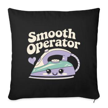 Kawaii Household Iron - Sofa pillowcase 17,3'' x 17,3'' (45 x 45 cm) - black - Front