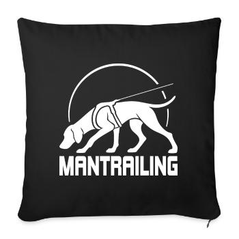 Vizsla Chasseurs de Chiens de sport Chiens Wilsigns - Housse de coussin décorative 45 x 45 cm - noir - Devant
