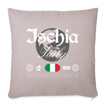 Ischia Italy Streetwear Travel Souvenir - Sofa pillowcase 17,3'' x 17,3'' (45 x 45 cm) - light taupe - Front