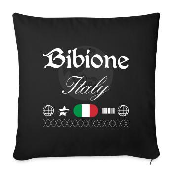 Bibione Italie Streetwear Souvenir de voyage - Housse de coussin décorative 45 x 45 cm - noir - Devant