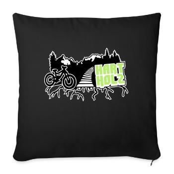 HARDWOOD Freeride - Sofa pillowcase 17,3'' x 17,3'' (45 x 45 cm) - black - Front