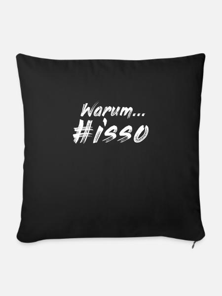 #isso - Sofakissenbezug 45 x 45 cm - Schwarz