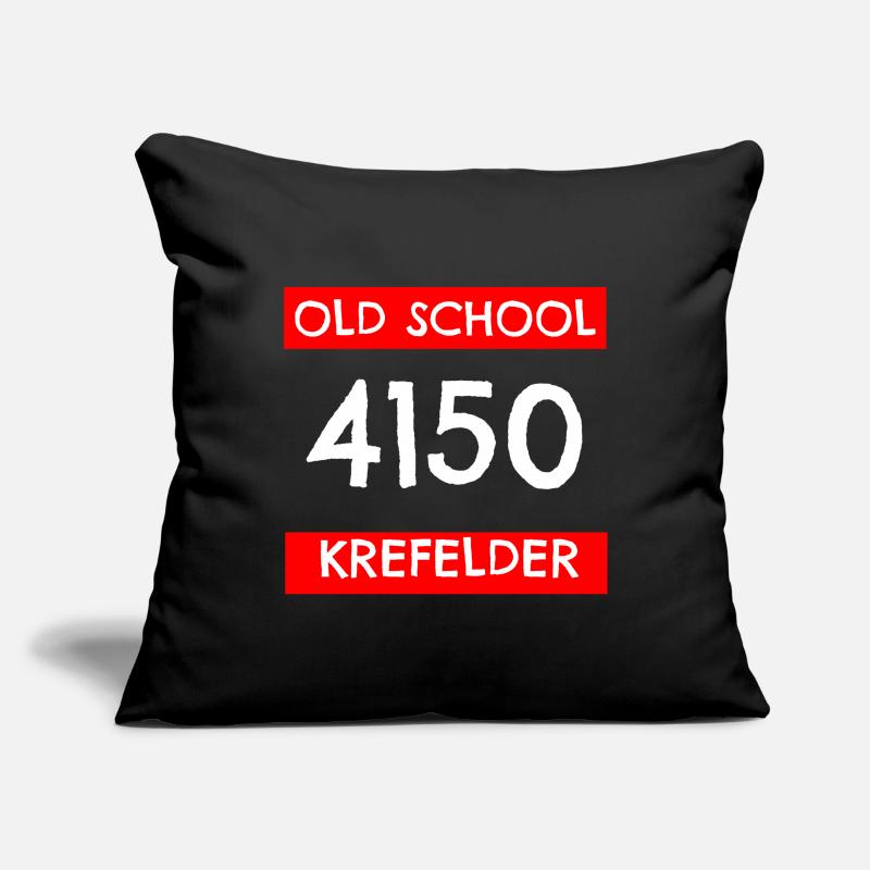 Old school Krefeld Krefeld old postcode Postal code Sofa pillowcase 17,3'' x 17,3'' (45 x 45 cm)