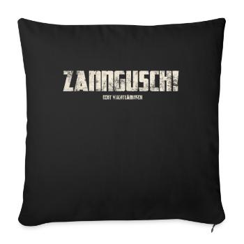 Zanngusch ! Origines - Housse de coussin décorative 45 x 45 cm - noir - Devant