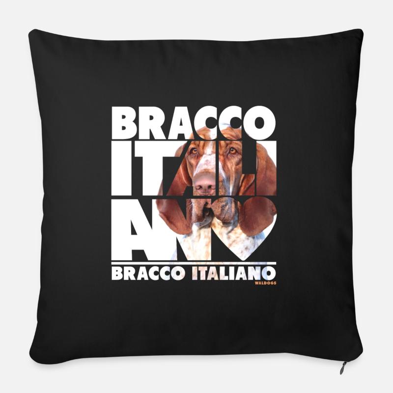NASSU Bracco - Sofa pillowcase 17,3'' x 17,3'' (45 x 45 cm) - black