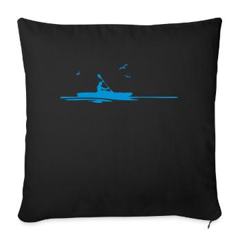 Sport - Paddeln 1er - Sofakissenbezug 45 x 45 cm - Schwarz - Vorne