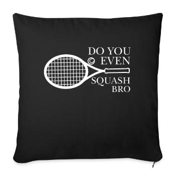 Squash - Sofakissenbezug 45 x 45 cm - Schwarz - Vorne
