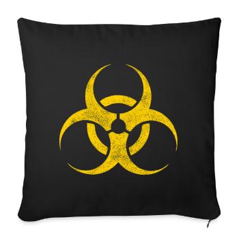 Biohazard - Biohazard - Housse de coussin décorative 45 x 45 cm - noir - Devant
