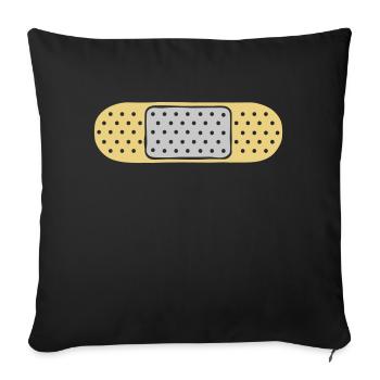 Design Dots Patch - Sofa pillowcase 17,3'' x 17,3'' (45 x 45 cm) - black - Front