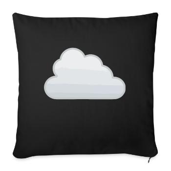 Cloud Cloud Sky Gift Idea - Sofa pillowcase 17,3'' x 17,3'' (45 x 45 cm) - black - Front