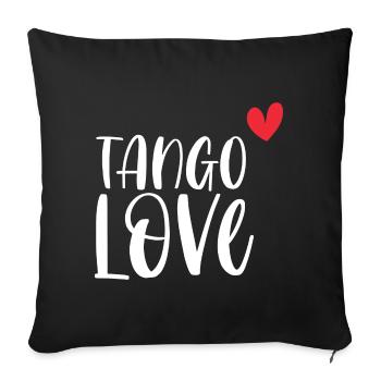 Dancer dance dance couple gift Tango Love! - Sofa pillowcase 17,3'' x 17,3'' (45 x 45 cm) - black - Front