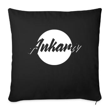 Ankara - Sofa pillowcase 17,3'' x 17,3'' (45 x 45 cm) - black - Front