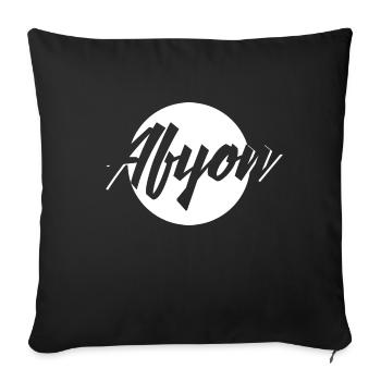 Afyon - Sofa pillowcase 17,3'' x 17,3'' (45 x 45 cm) - black - Front