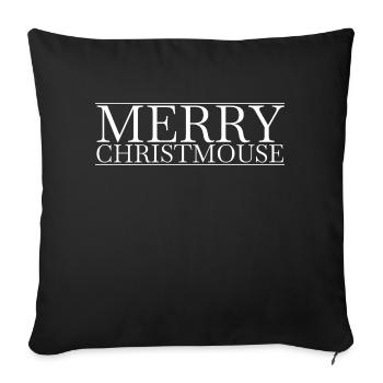 bodybuilding okay mouse gift idea everything is ok - Sofa pillowcase 17,3'' x 17,3'' (45 x 45 cm) - black - Front
