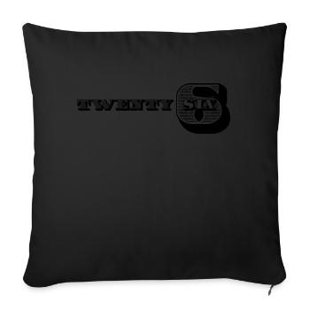 26e anniversaire Idées cadeaux pour lui Chemise homme - Housse de coussin décorative 45 x 45 cm - noir - Devant