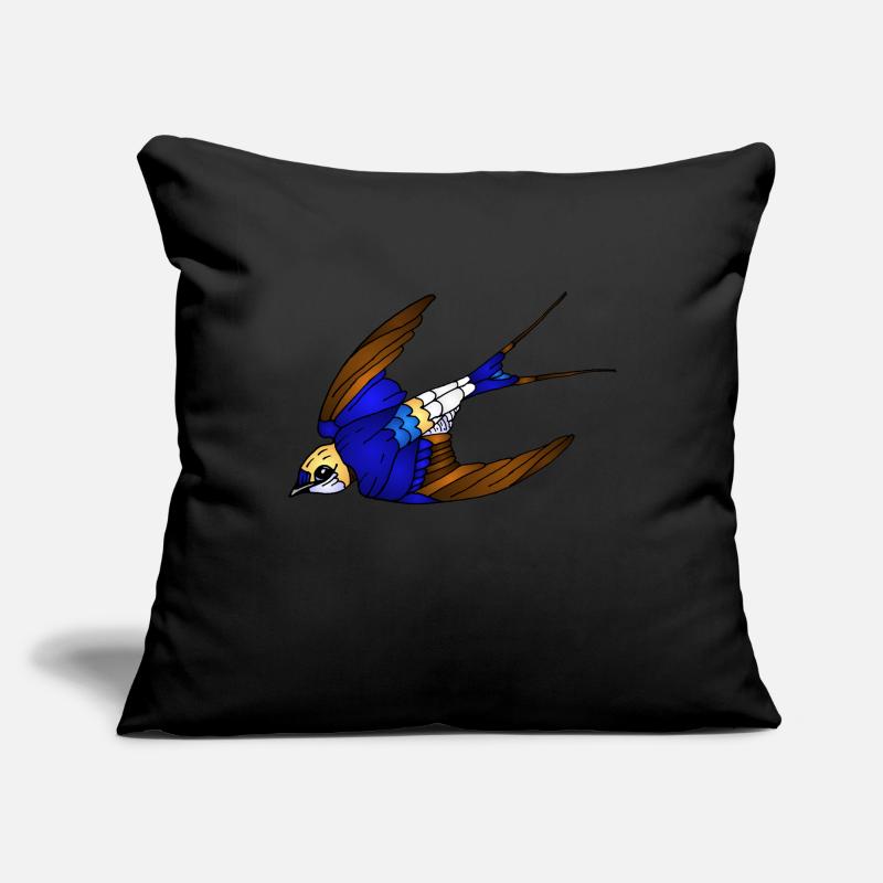 Oiseau Housse de coussin décorative 45 x 45 cm