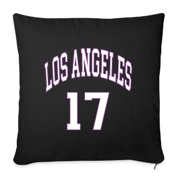 Los Angeles 17 - Sofa pillowcase 17,3'' x 17,3'' (45 x 45 cm) - black - Front