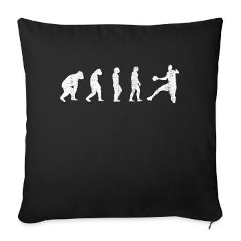 Handball fan handball player handball team handball - Sofa pillowcase 17,3'' x 17,3'' (45 x 45 cm) - black - Front
