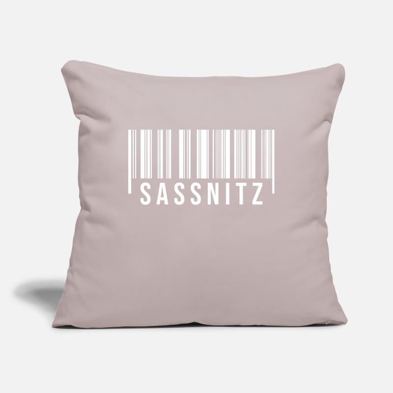 Sassnitz Strichcode Sofakissenbezug 45 x 45 cm