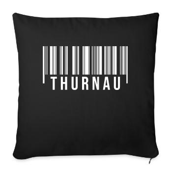Thurnau Bayern - Sofakissenbezug 45 x 45 cm - Schwarz - Vorne