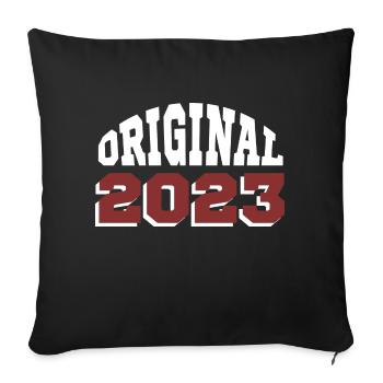 Original 2023 - Housse de coussin décorative 45 x 45 cm - noir - Devant