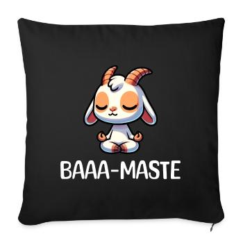 Baaa-masts - Sofa pillowcase 17,3'' x 17,3'' (45 x 45 cm) - black - Front