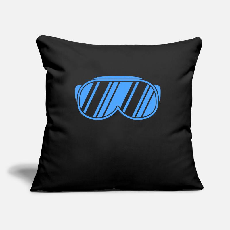 Ski goggles Sofa pillowcase 17,3'' x 17,3'' (45 x 45 cm)