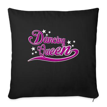 Dancing Queen - Sofakissenbezug 45 x 45 cm - Schwarz - Vorne