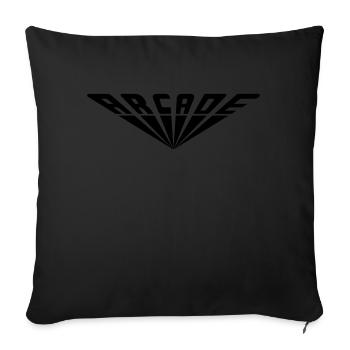 Arcade - Housse de coussin décorative 45 x 45 cm - noir - Devant