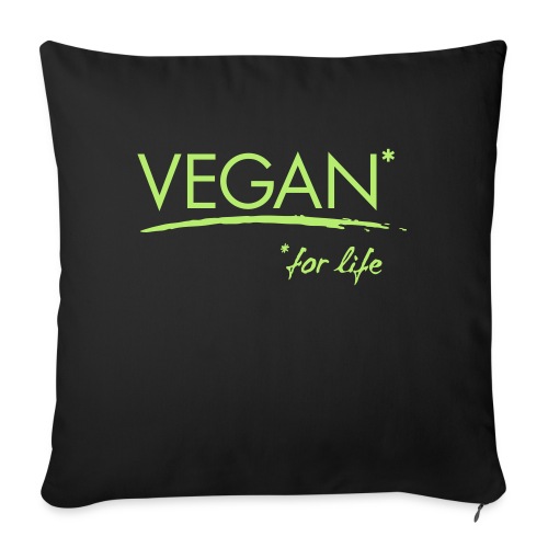 vegan for life 1c - Sofakissenbezug 45 x 45 cm