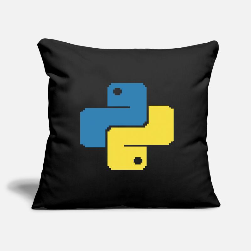 Python Pixelart Sofakissenbezug 45 x 45 cm