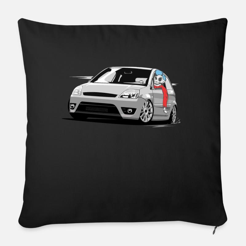 Fiesta 6 ST Skulldriver - Housse de coussin décorative 45 x 45 cm - noir
