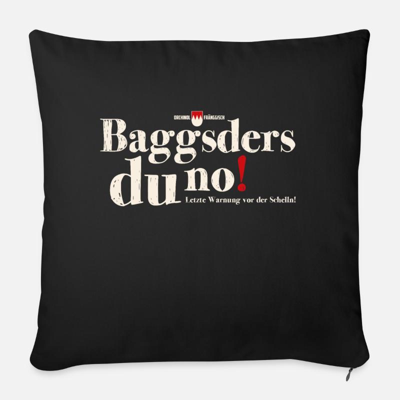 T shirt baggsd - Sofakissenbezug 45 x 45 cm - Schwarz