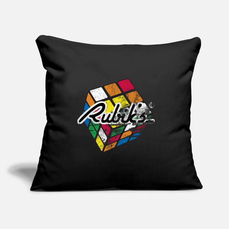 Rubik's Cube Colourful Retro Magic Cube Sofa pillowcase 17,3'' x 17,3'' (45 x 45 cm)