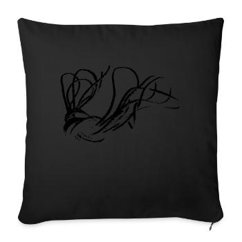 Rope Shibari - Sofakissenbezug 45 x 45 cm - Schwarz - Vorne