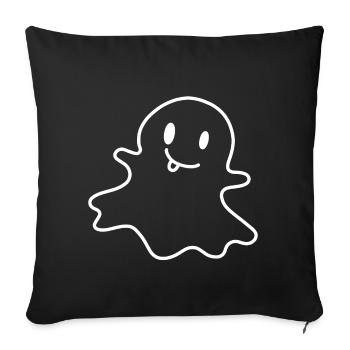 Ghost - Sofa pillowcase 17,3'' x 17,3'' (45 x 45 cm) - black - Front
