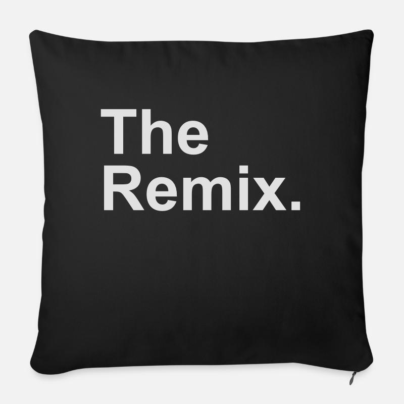 The Remix. - Sofakissenbezug 45 x 45 cm - Schwarz